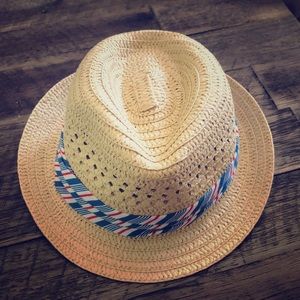 NWOT Kids Straw Fedora